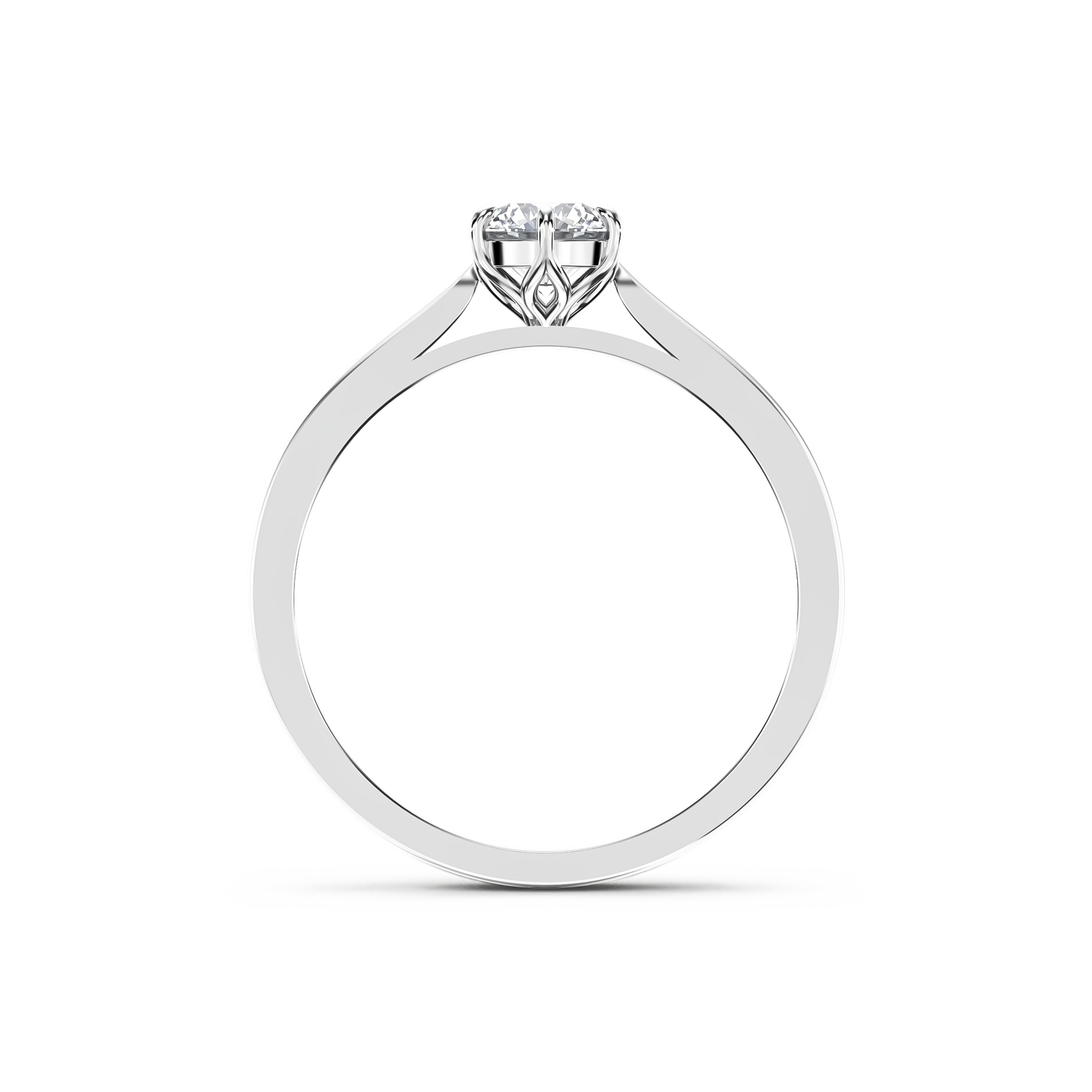 Classic Embrace Solitaire Ring