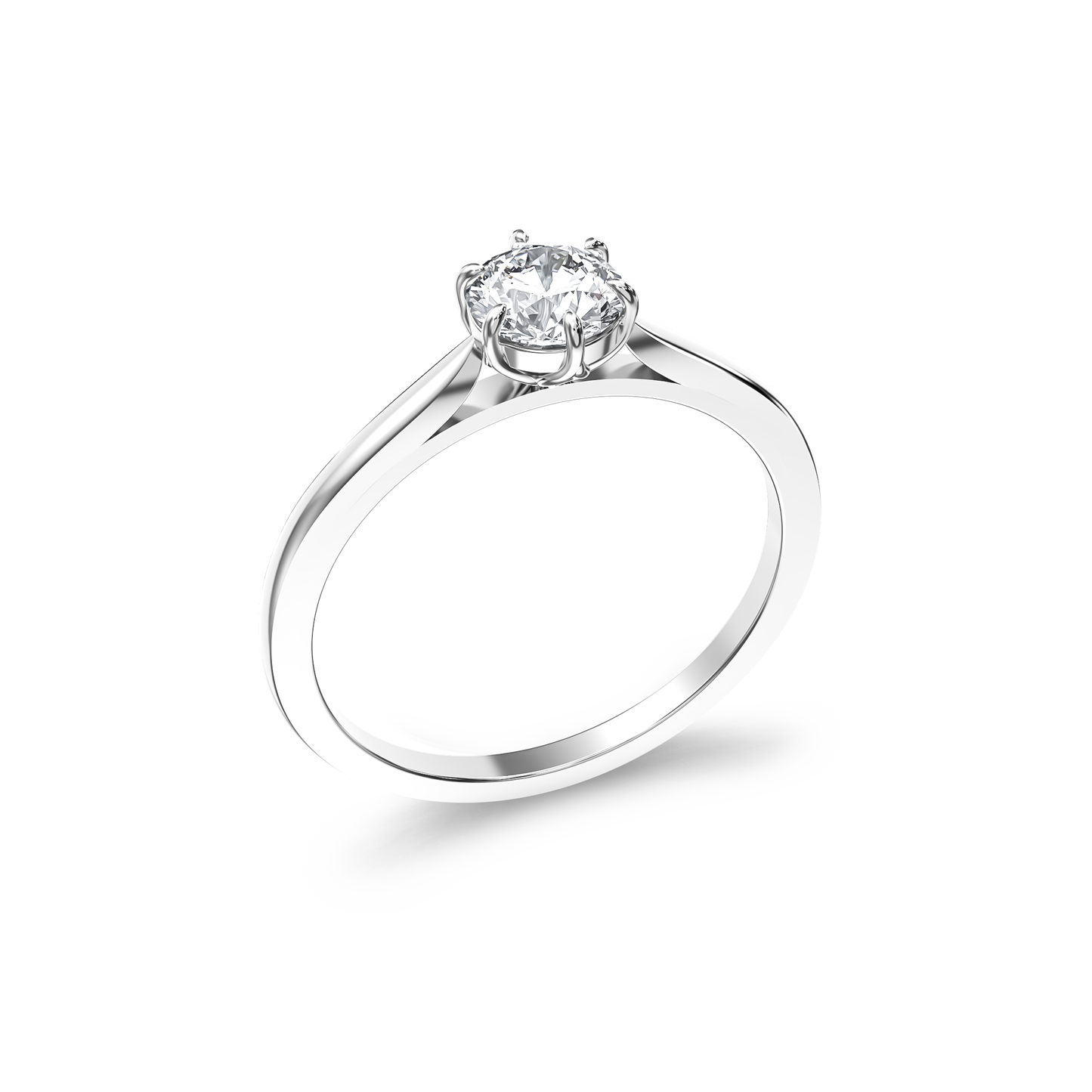 Classic Embrace Solitaire Ring
