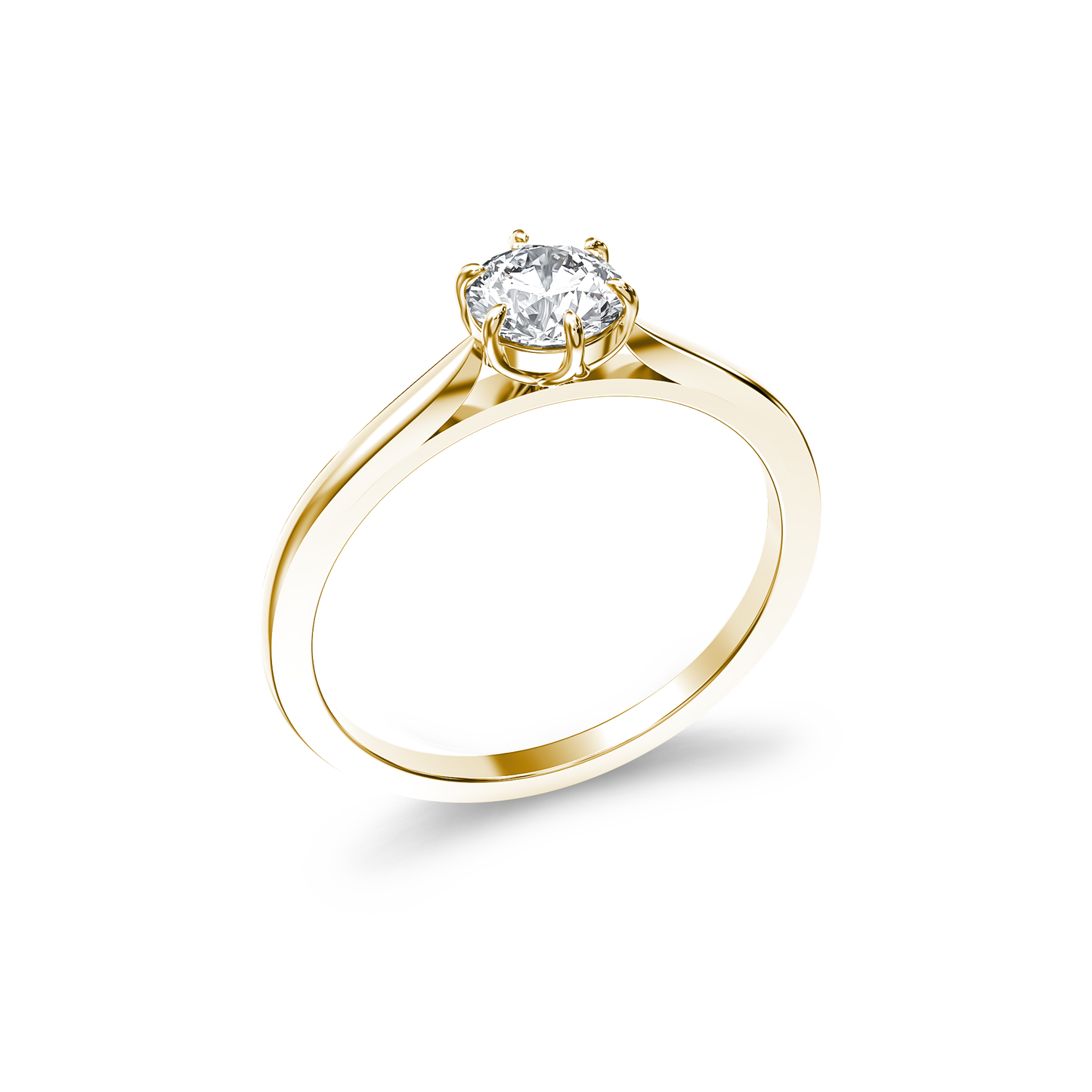Classic Embrace Solitaire Ring