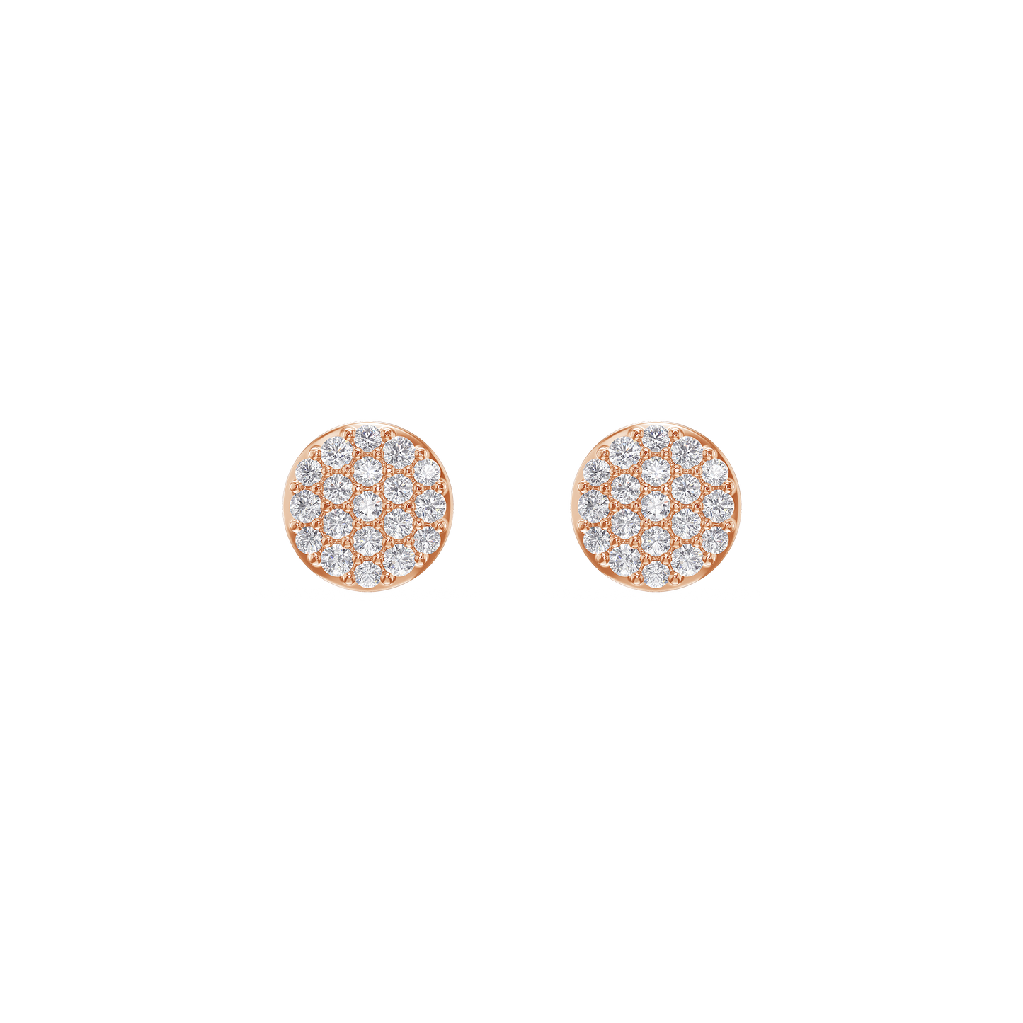Radiant Halo Diamond Earrings