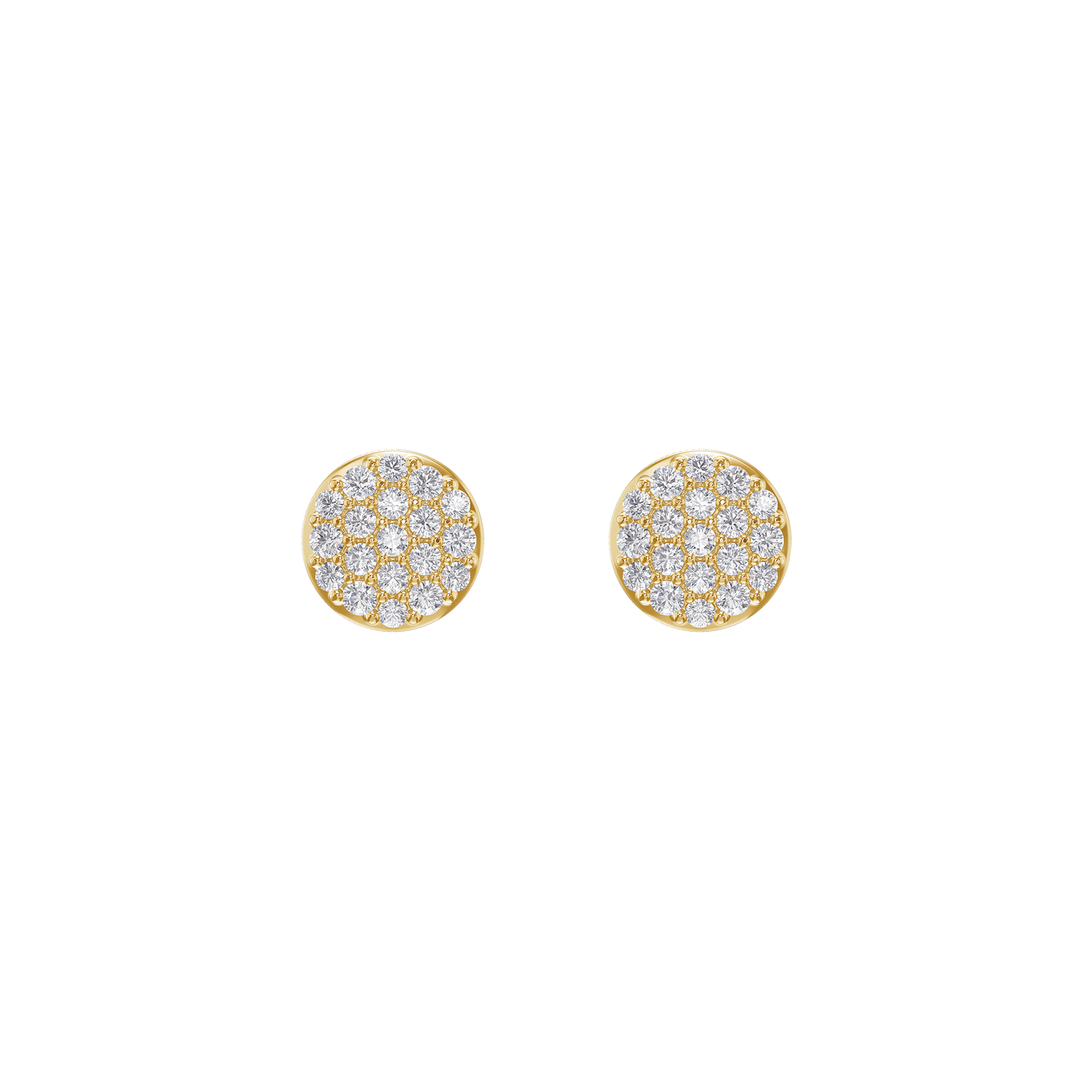 Radiant Halo Diamond Earrings