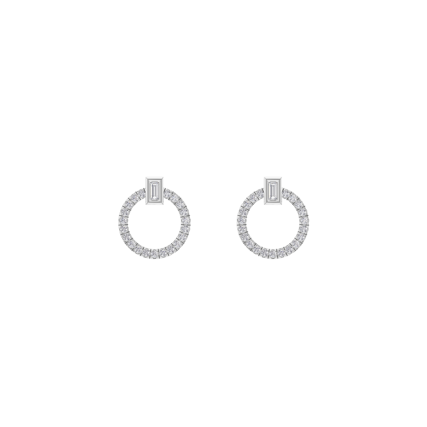 Geo Radiance Diamond Studs