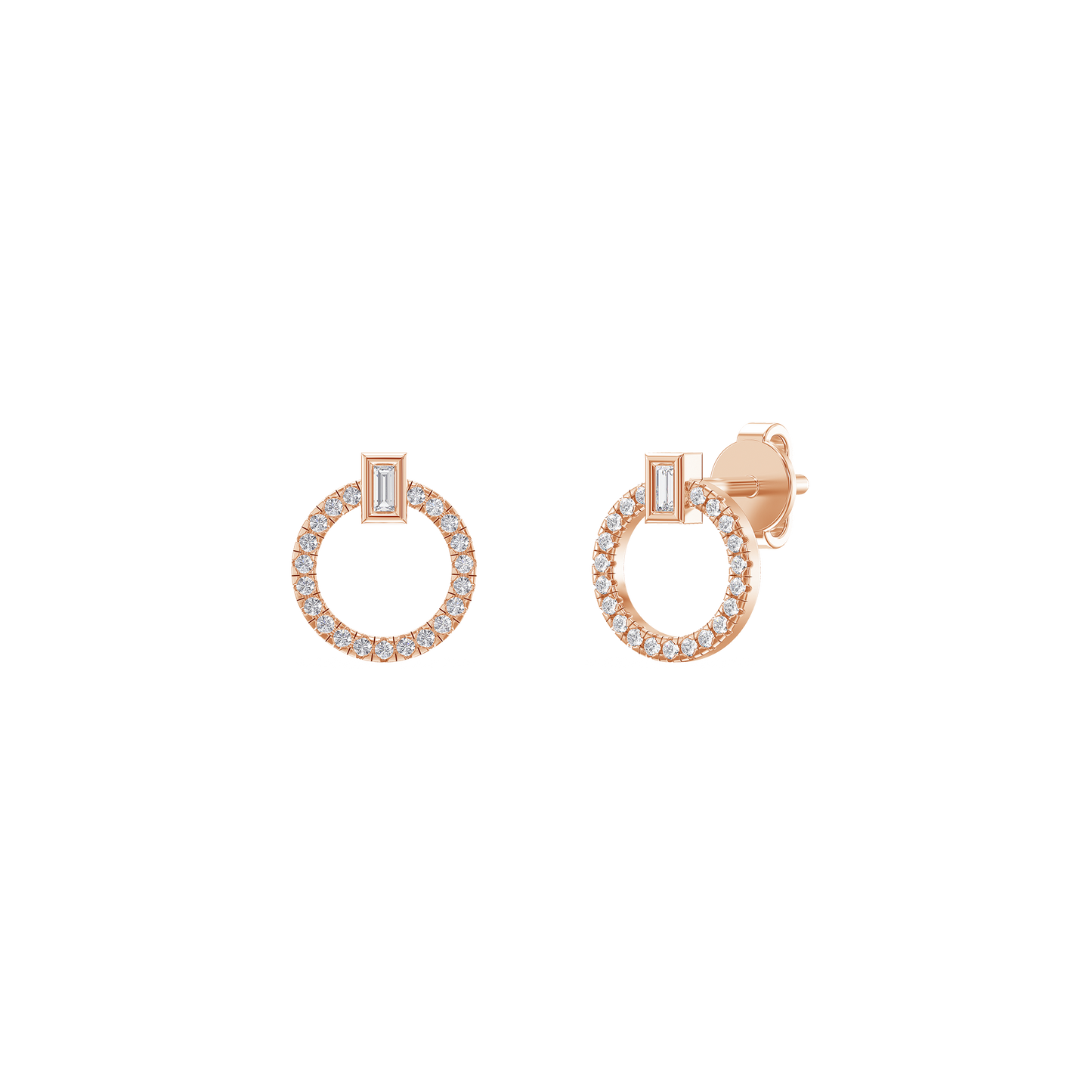 Geo Radiance Diamond Studs