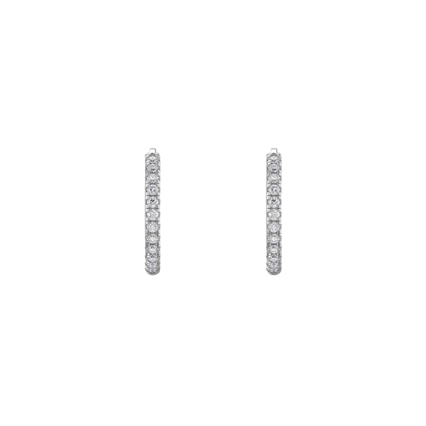 Eternal Sparkle Hoop Earrings