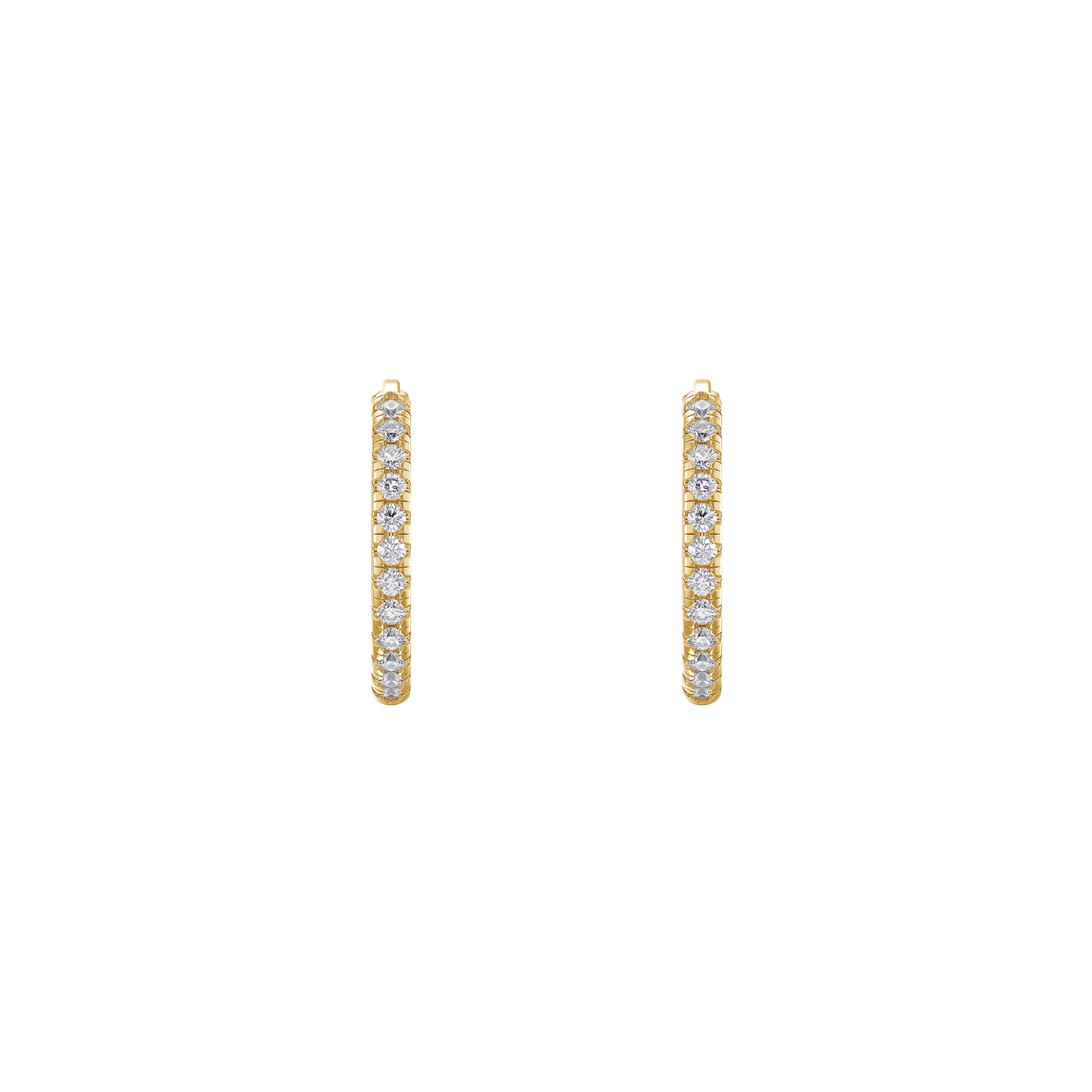 Eternal Sparkle Hoop Earrings