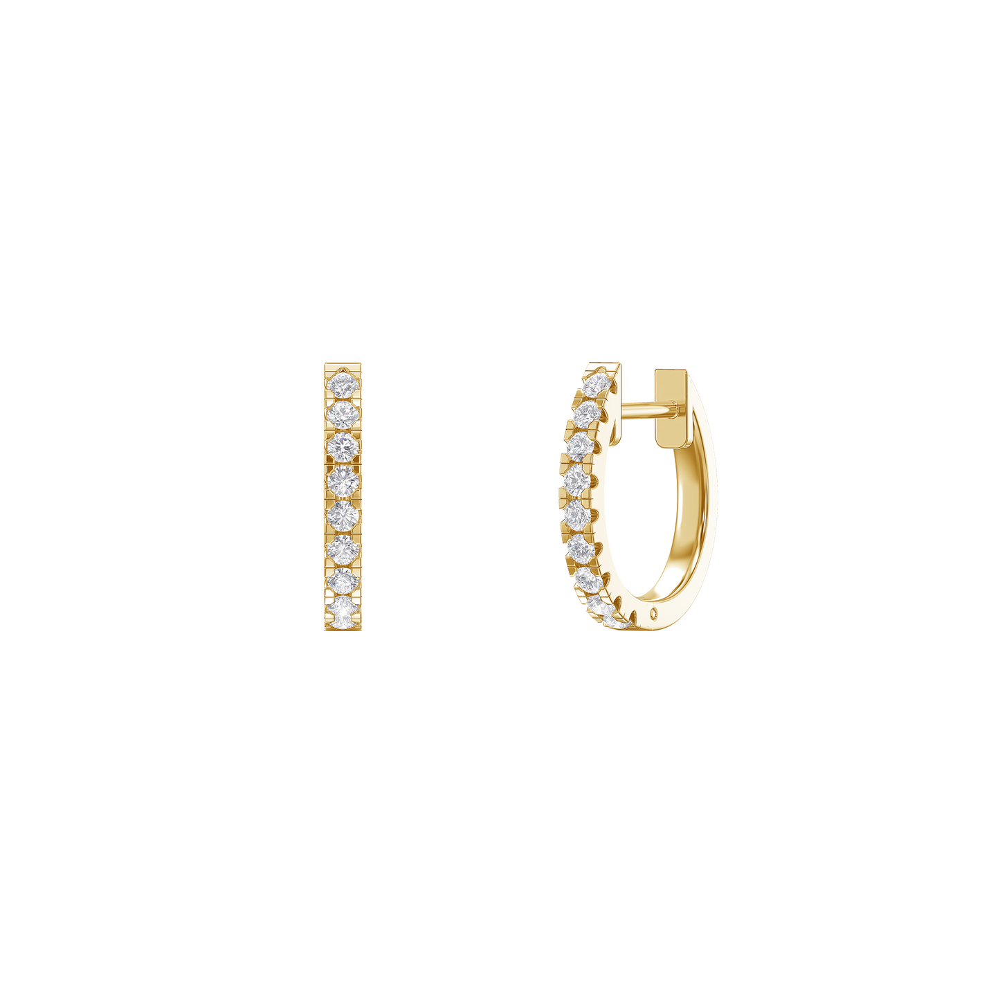 Radiant Hoop Earrings