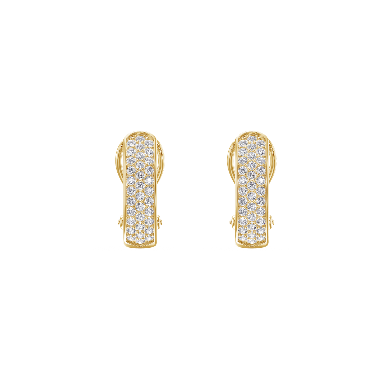 Triple Radiance Hoop Earrings