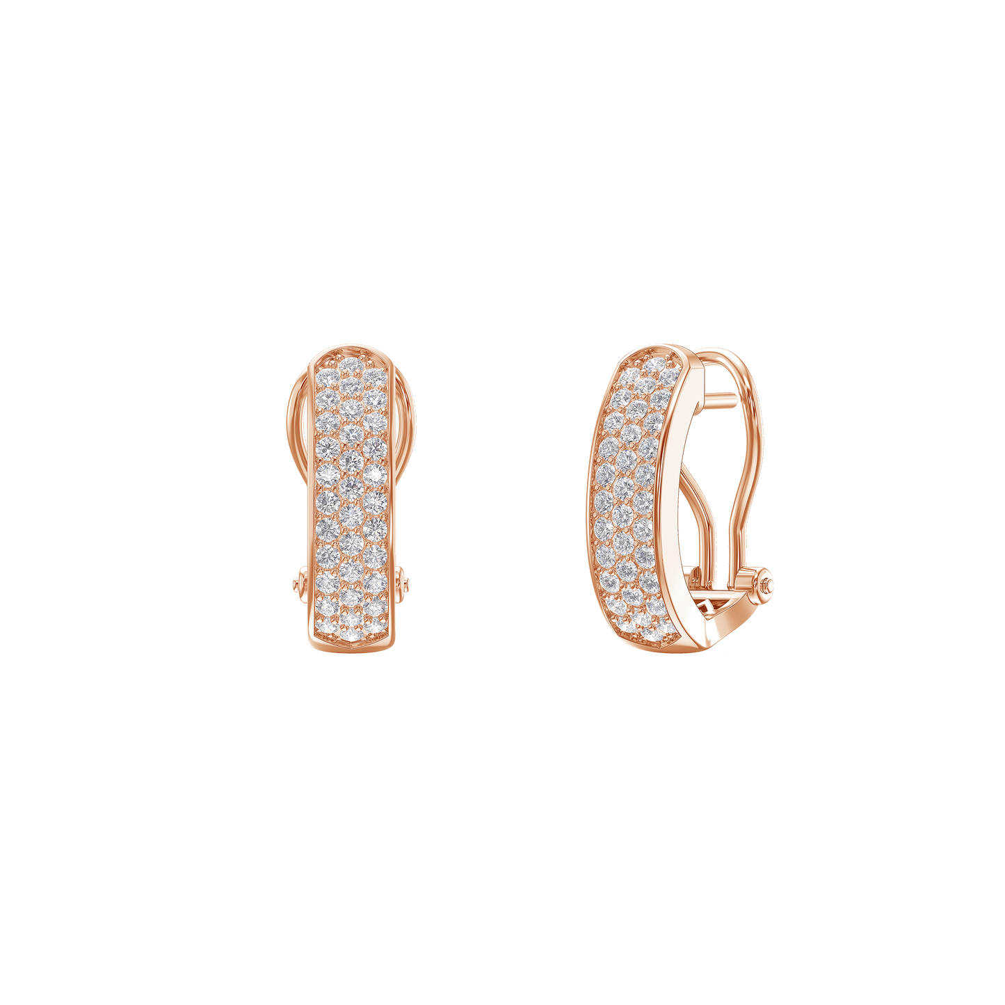Triple Radiance Hoop Earrings