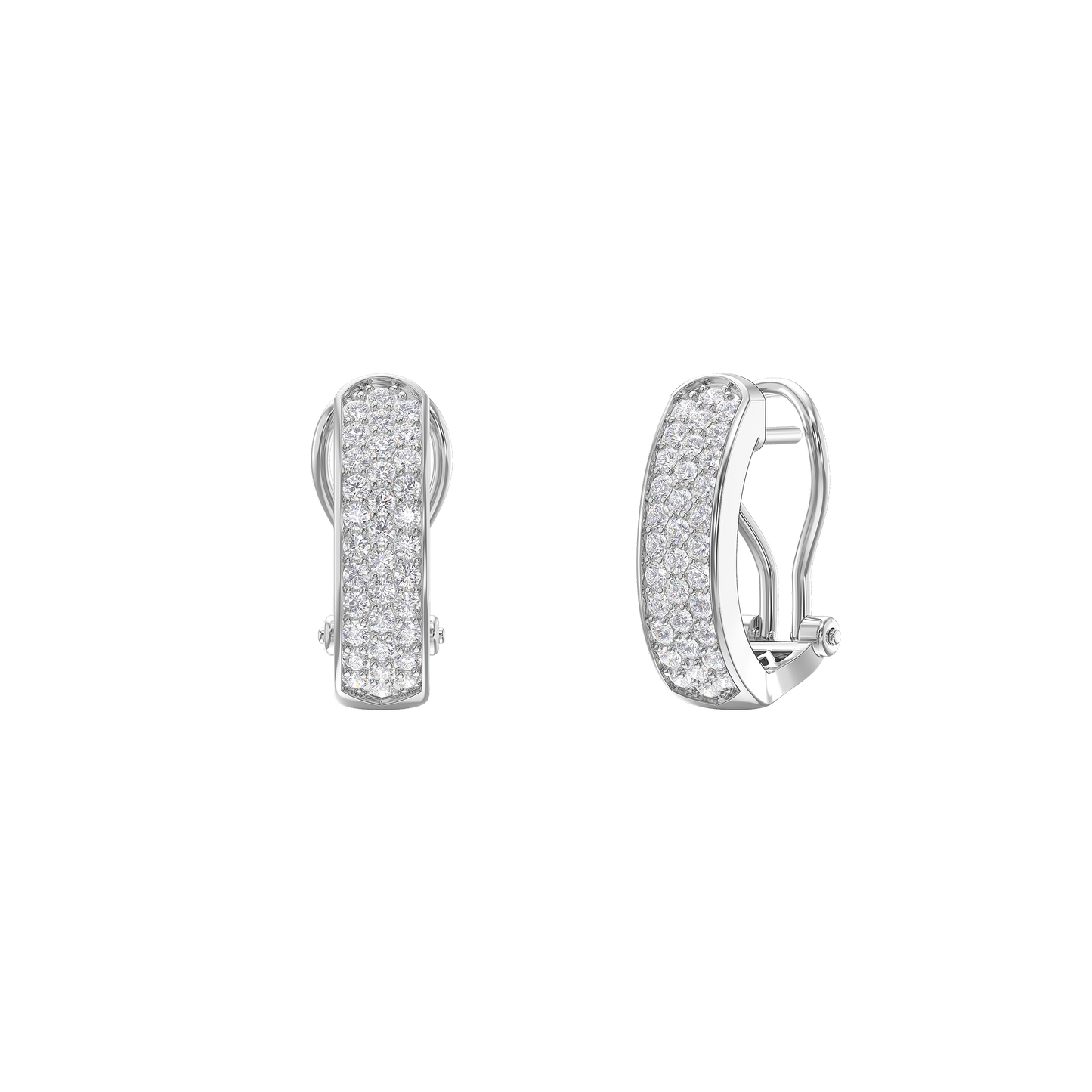 Triple Radiance Hoop Earrings