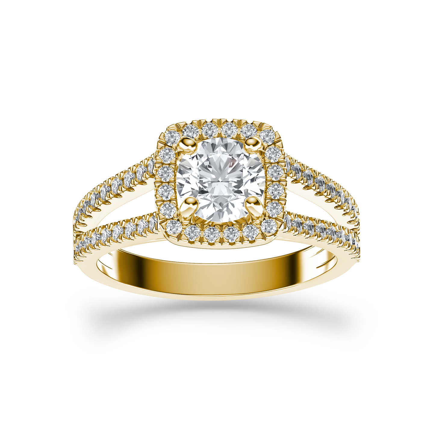 Vivid Halo Splendor Ring