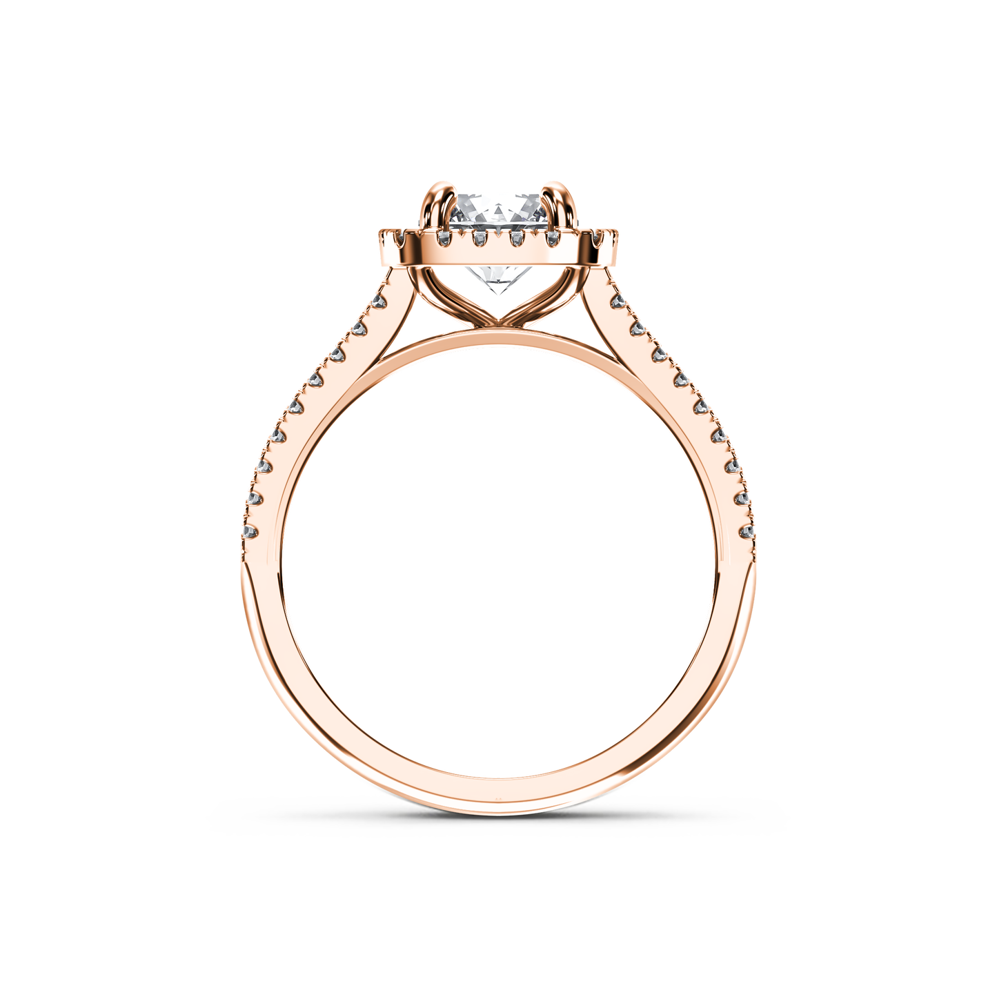 Vivid Halo Splendor Ring