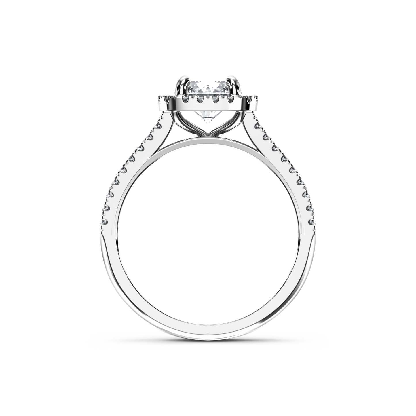 Vivid Halo Splendor Ring