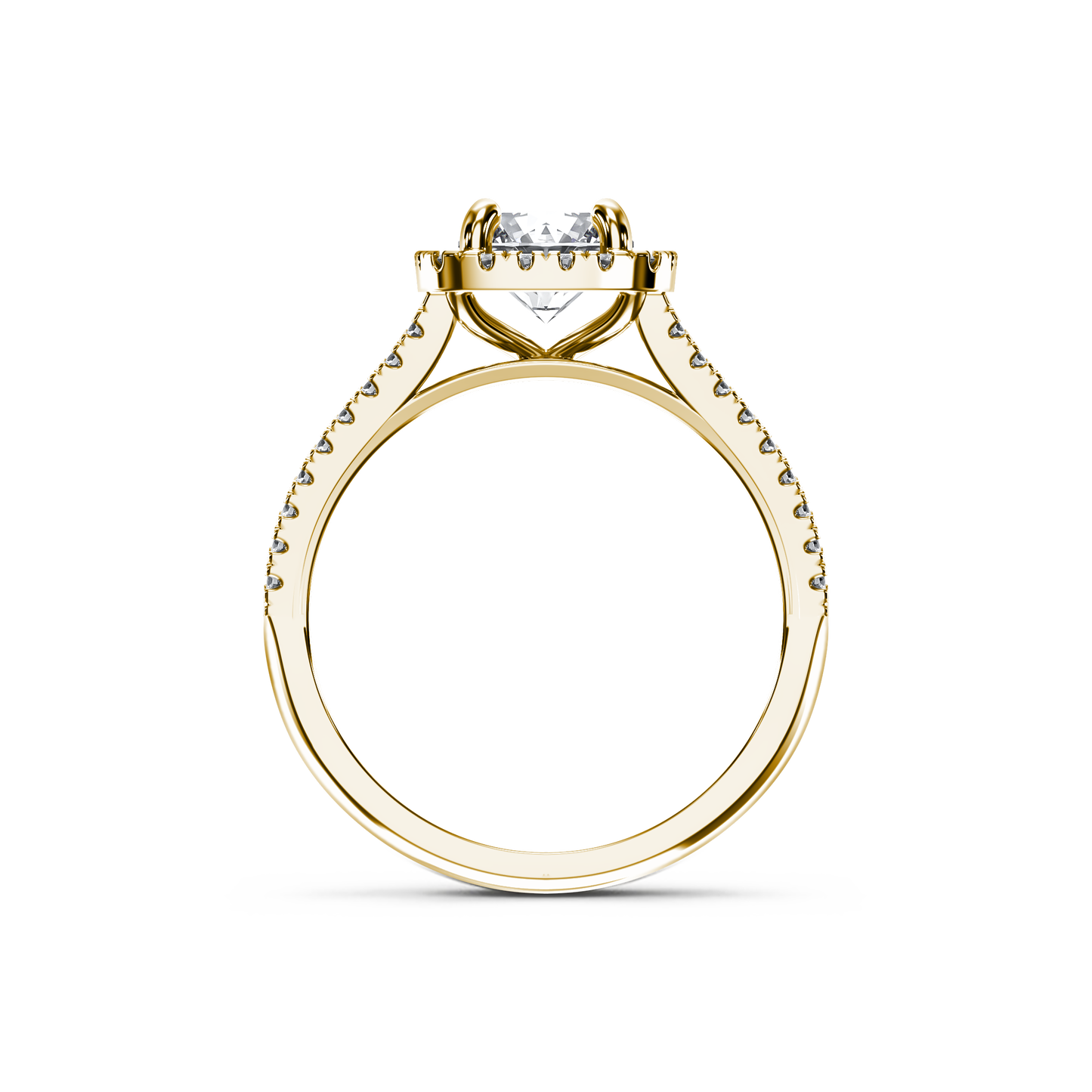 Vivid Halo Splendor Ring