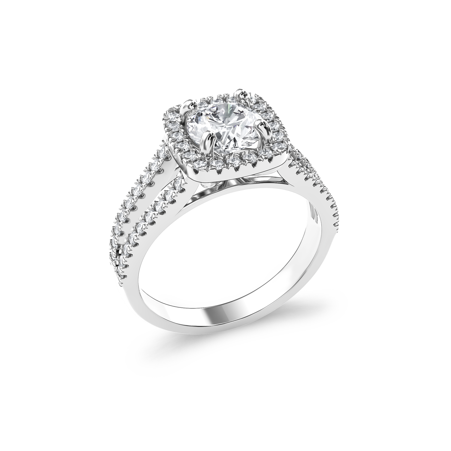 Vivid Halo Splendor Ring