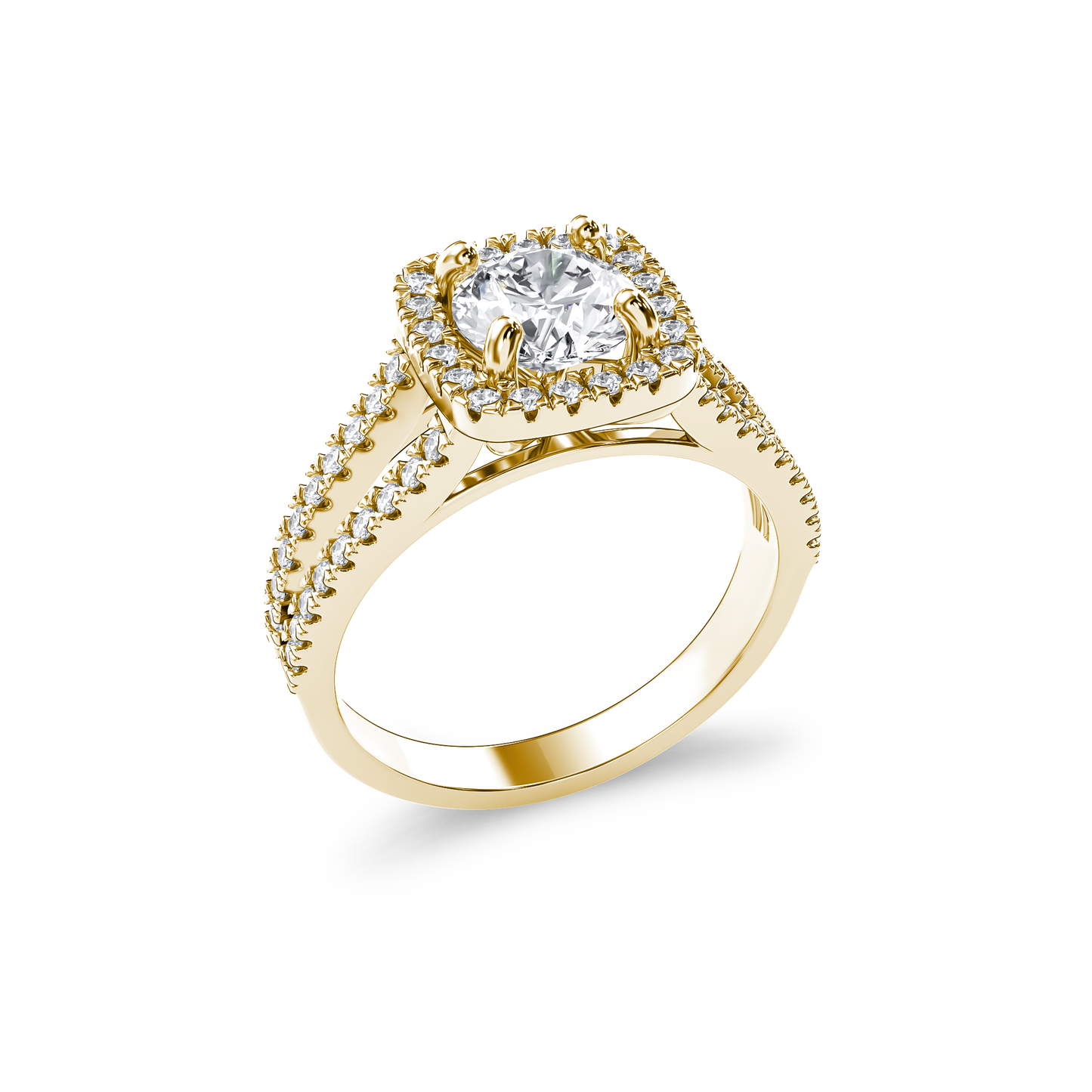 Vivid Halo Splendor Ring