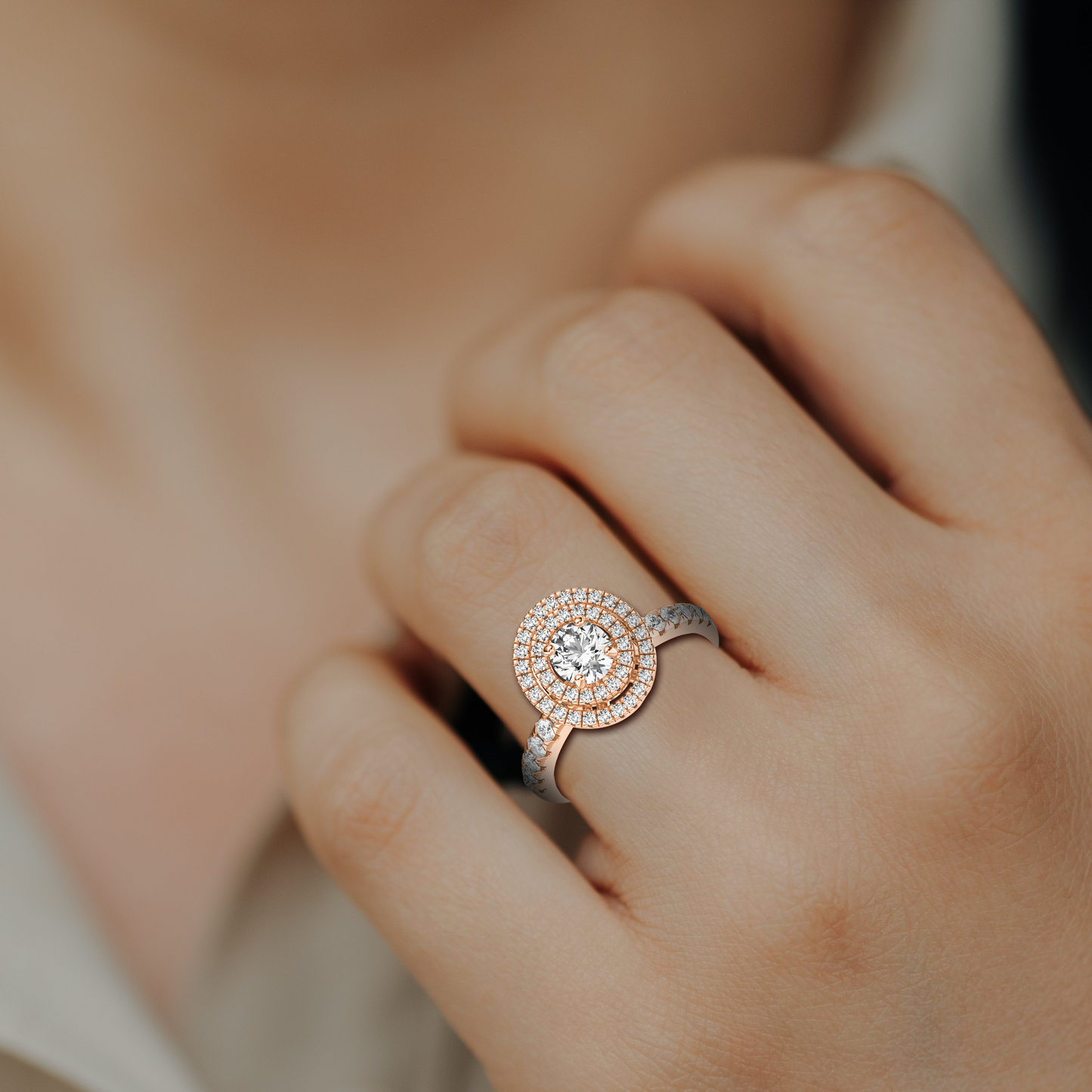 Eternal Spark Halo Ring