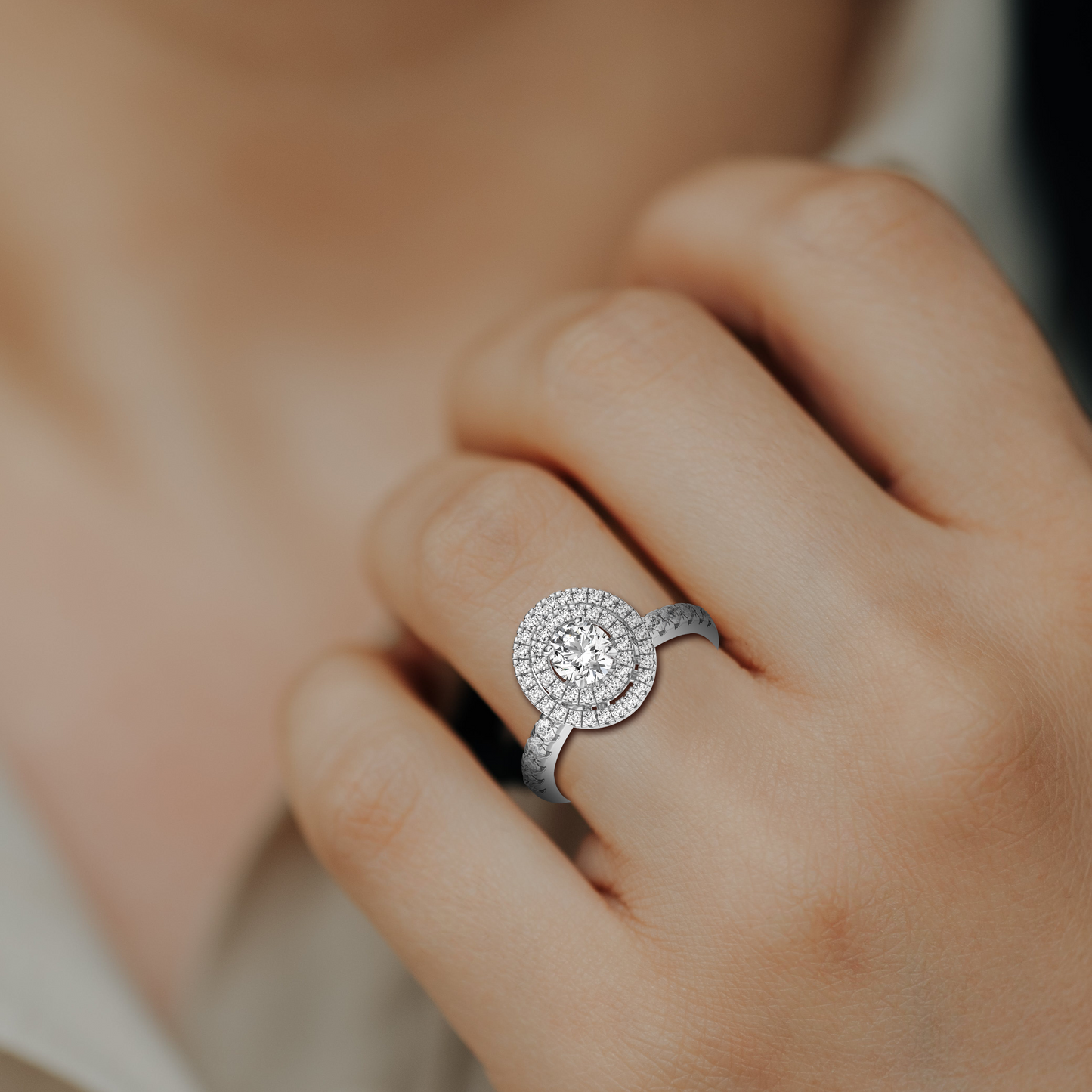 Eternal Spark Halo Ring