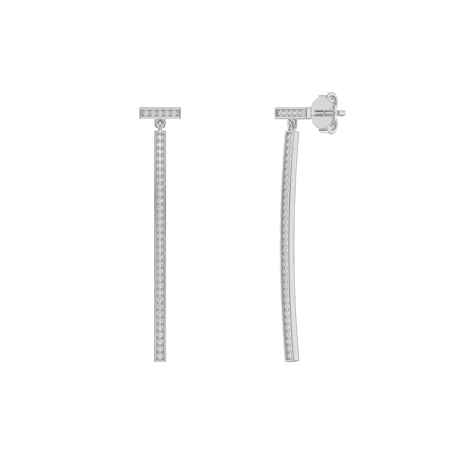 Luminous T-Bar Earrings
