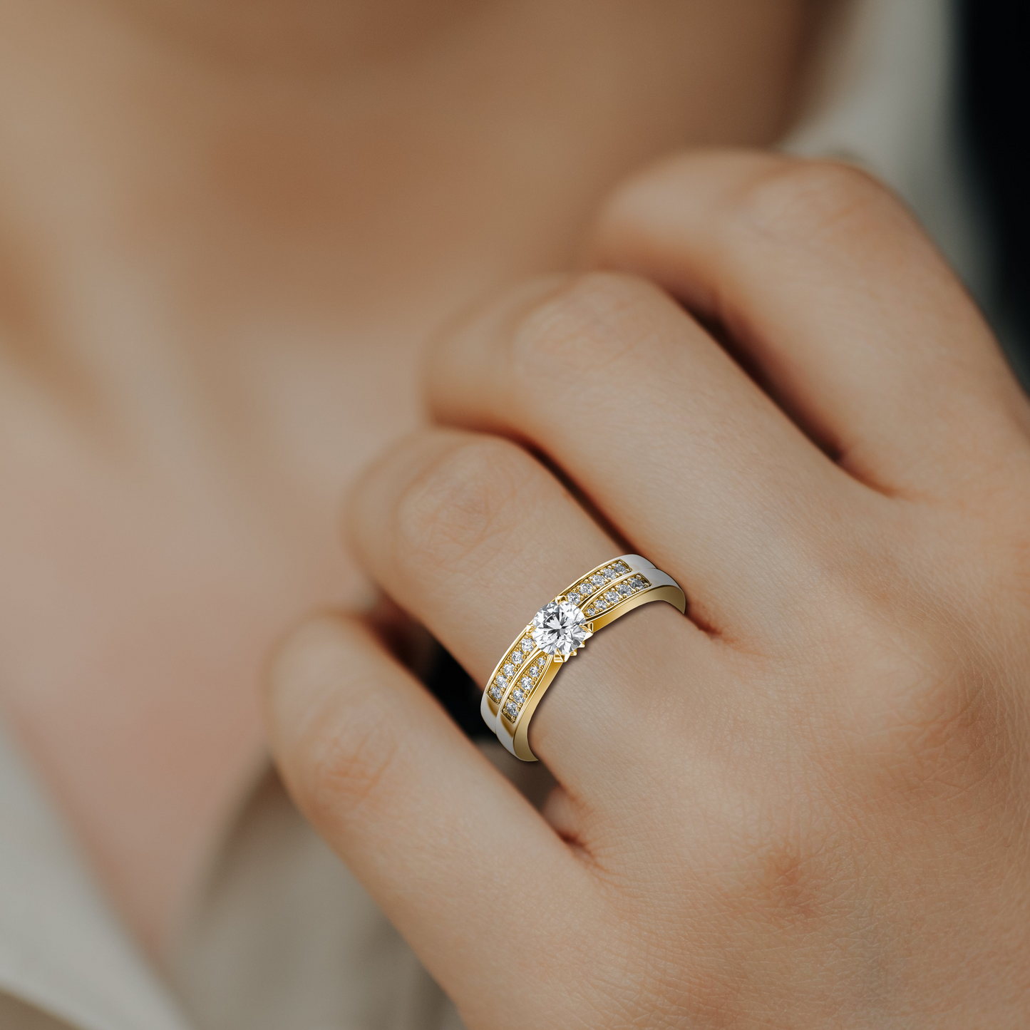 Dazzling Duo Radiance Ring