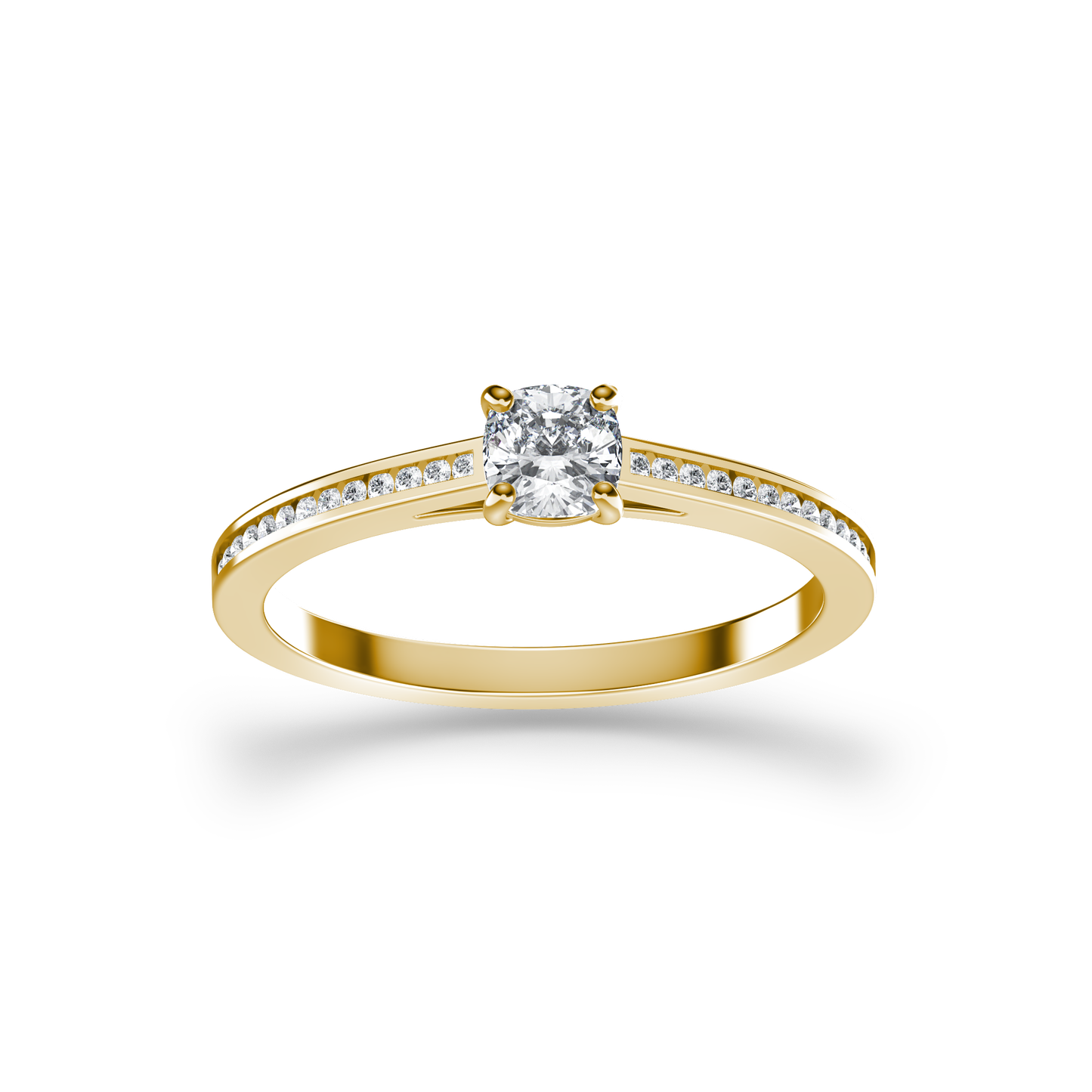 Enduring Love Cushion Ring