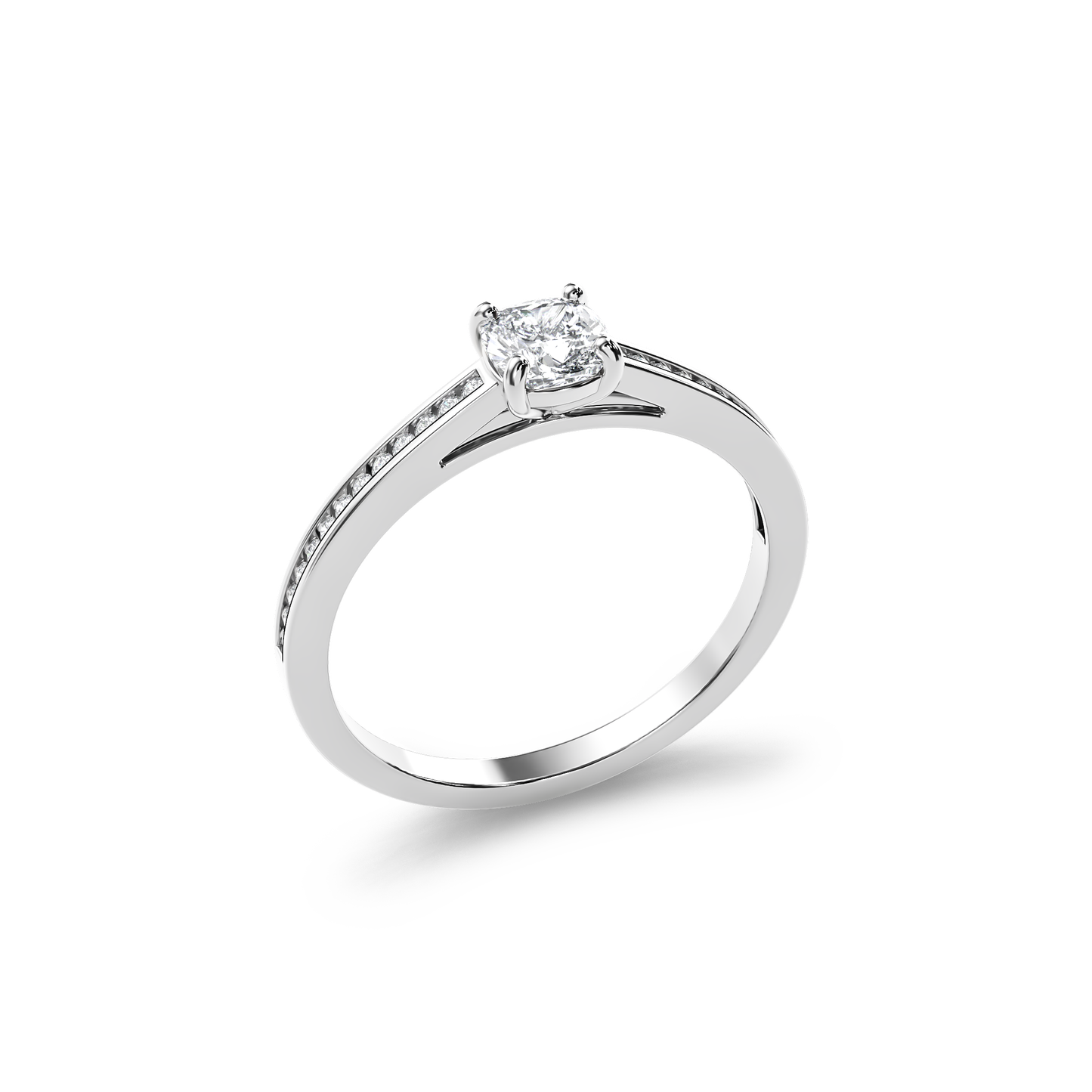 Enduring Love Cushion Ring