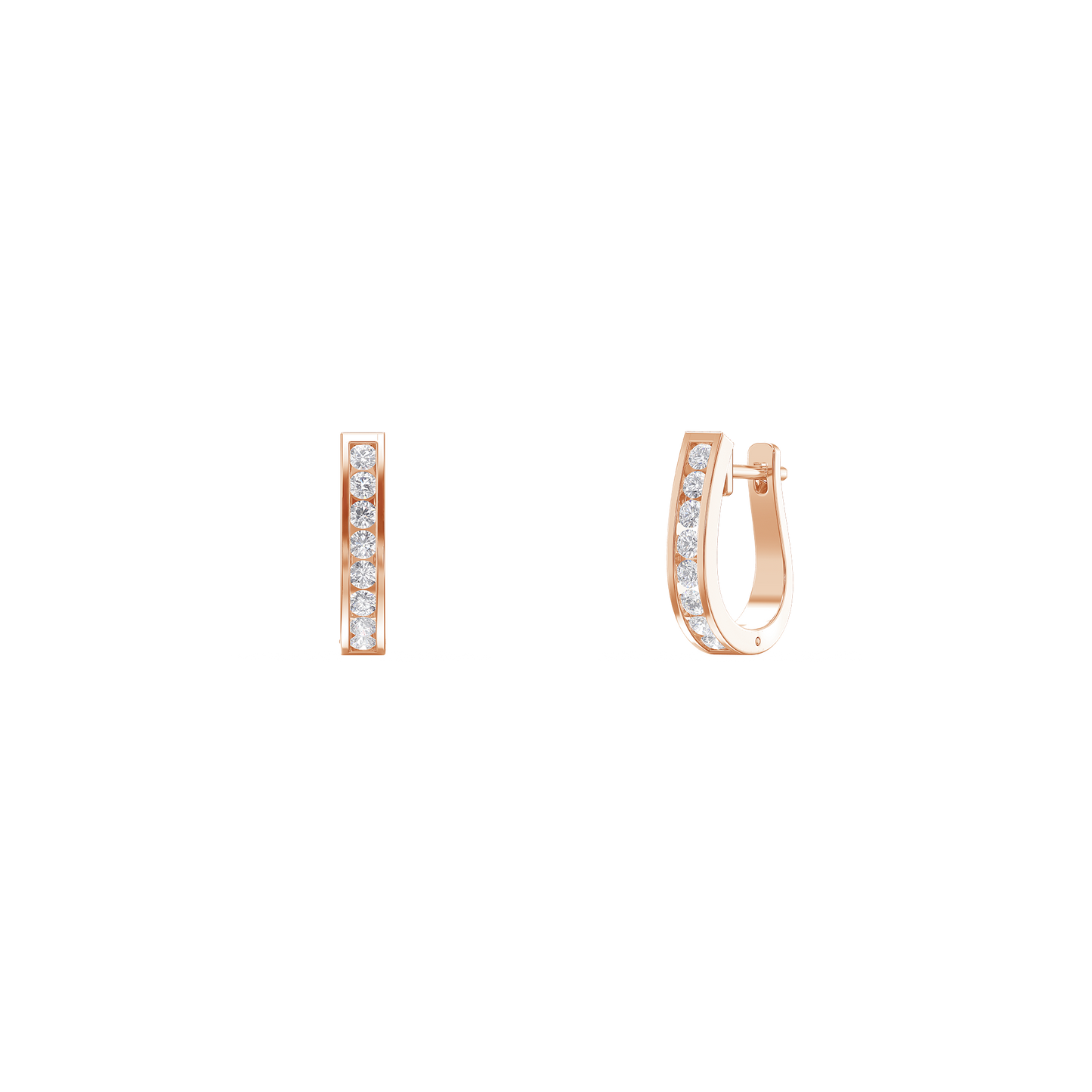 Luxe Diamond Huggies