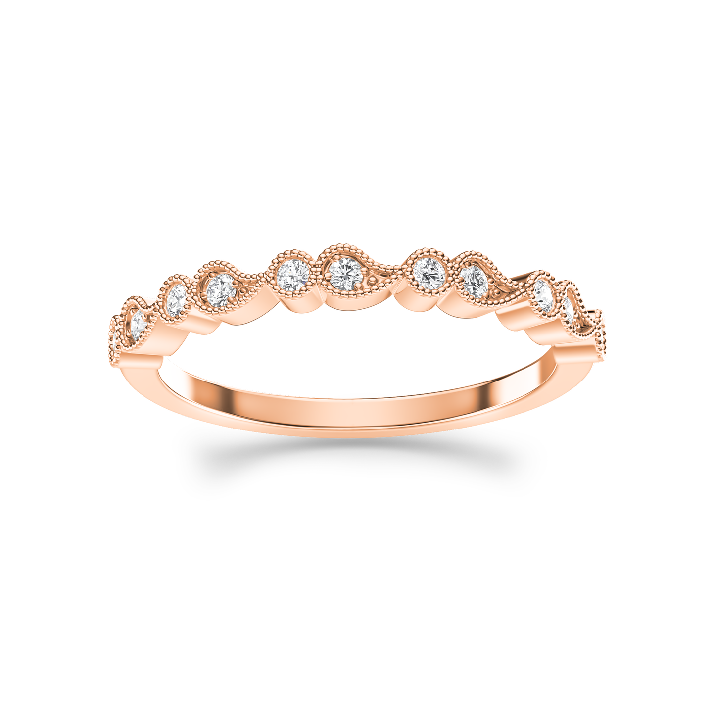 Radiant Teardrop Harmony Ring