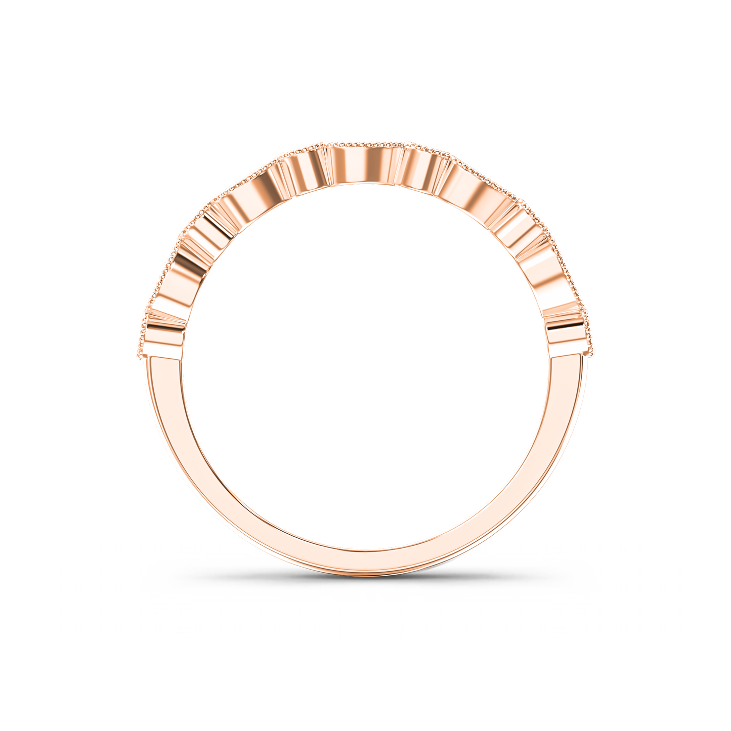 Radiant Teardrop Harmony Ring