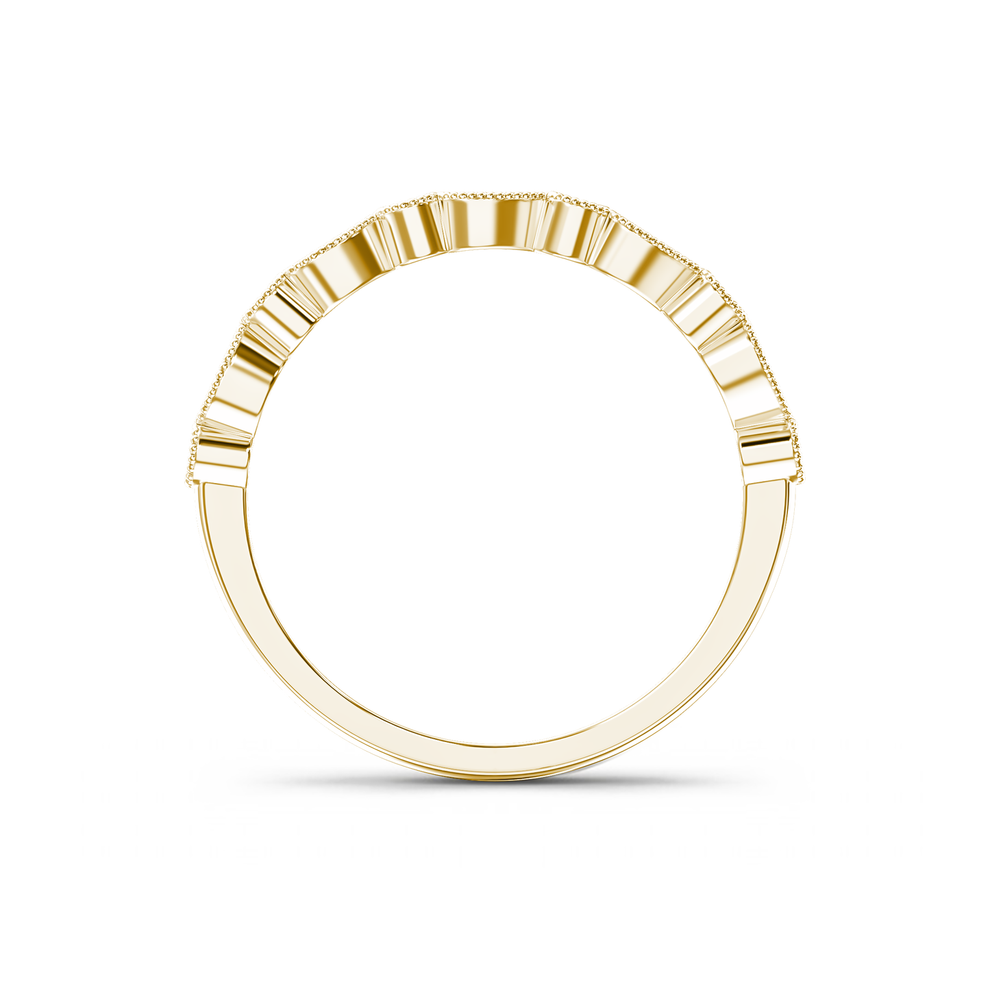 Radiant Teardrop Harmony Ring