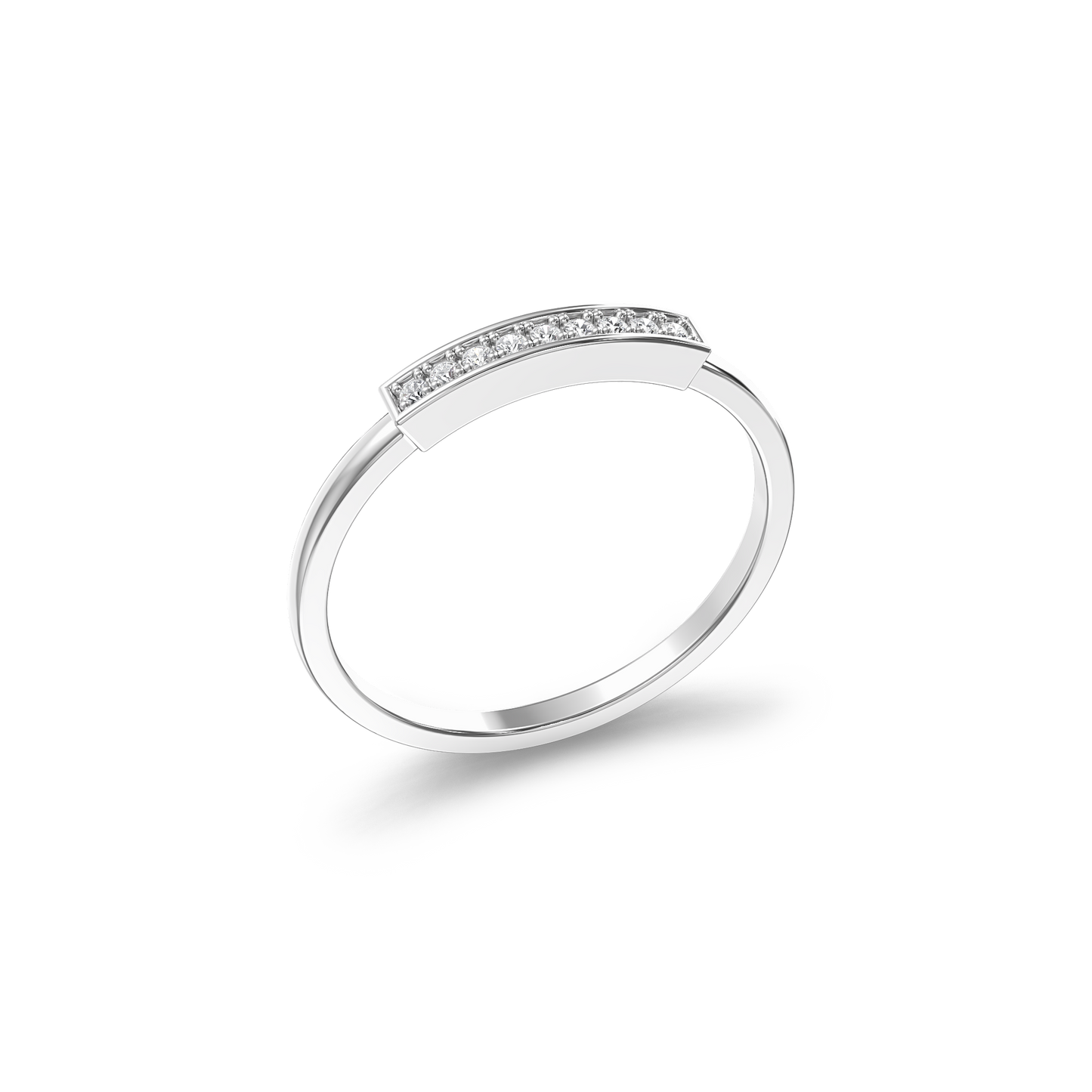 Bezel Pave Delight Band