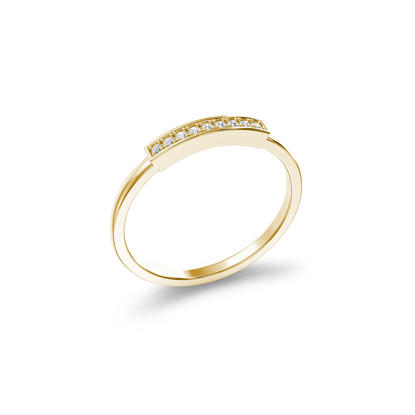 Bezel Pave Delight Band