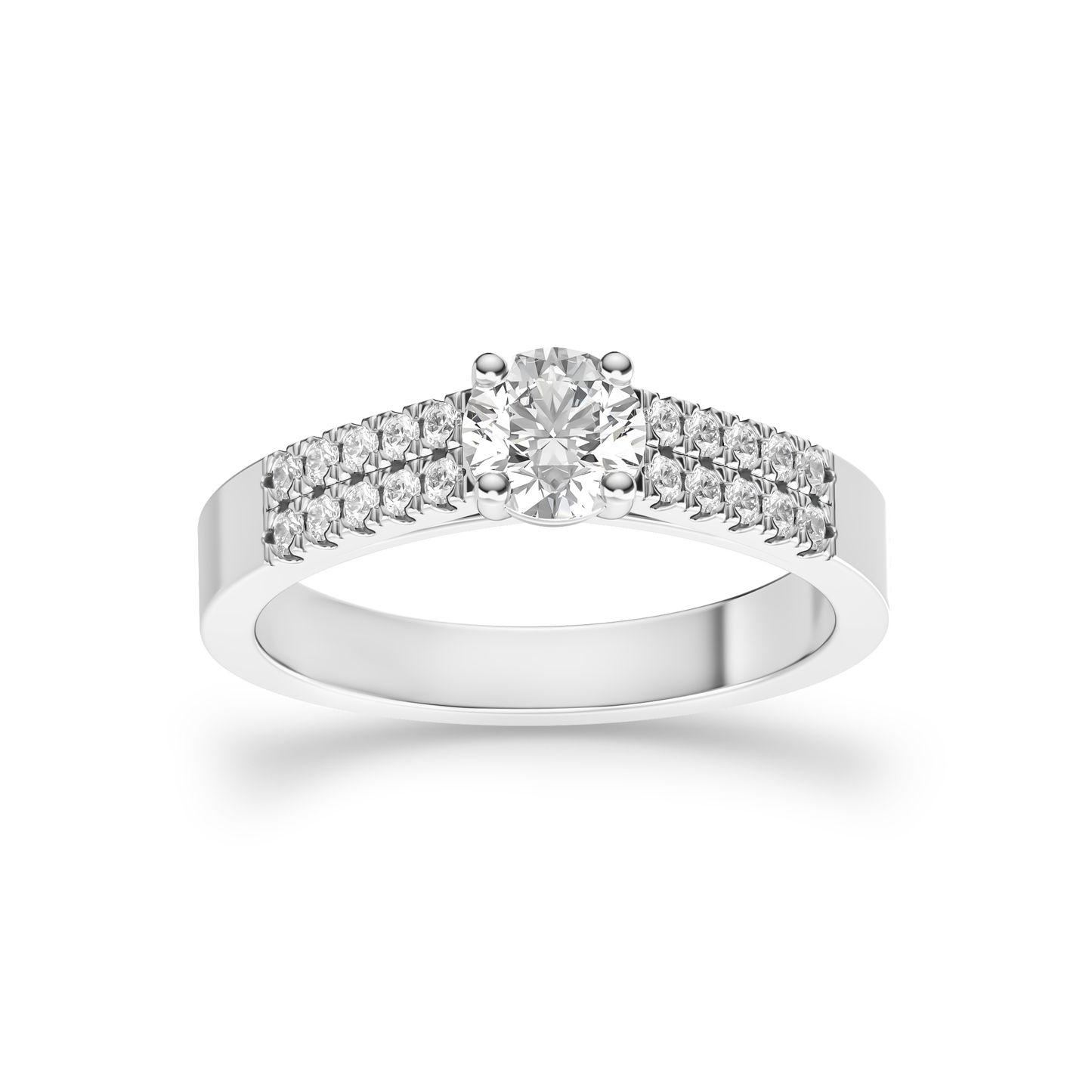 Radiant Twin Band Ring