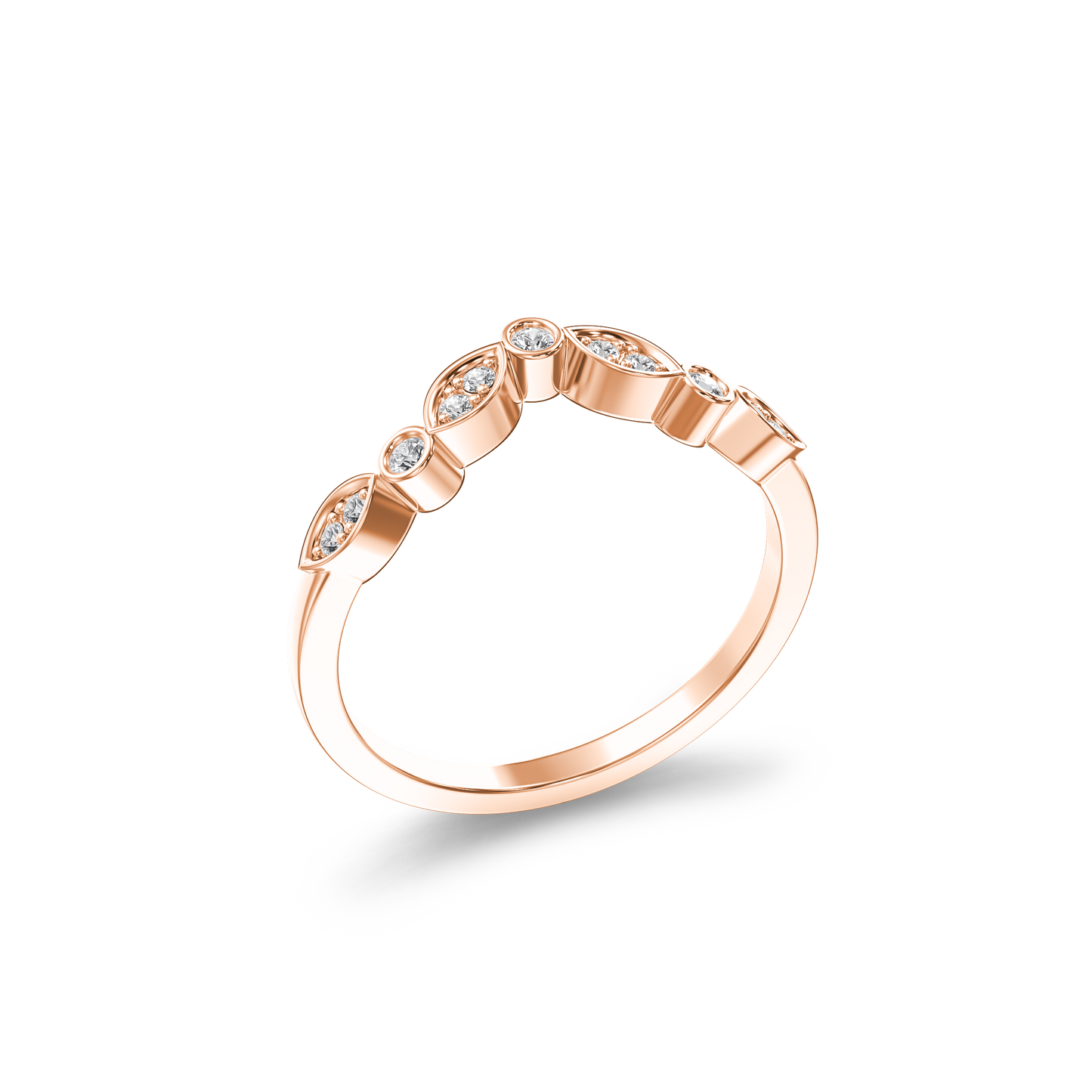 Marquise & Bezel V-Band
