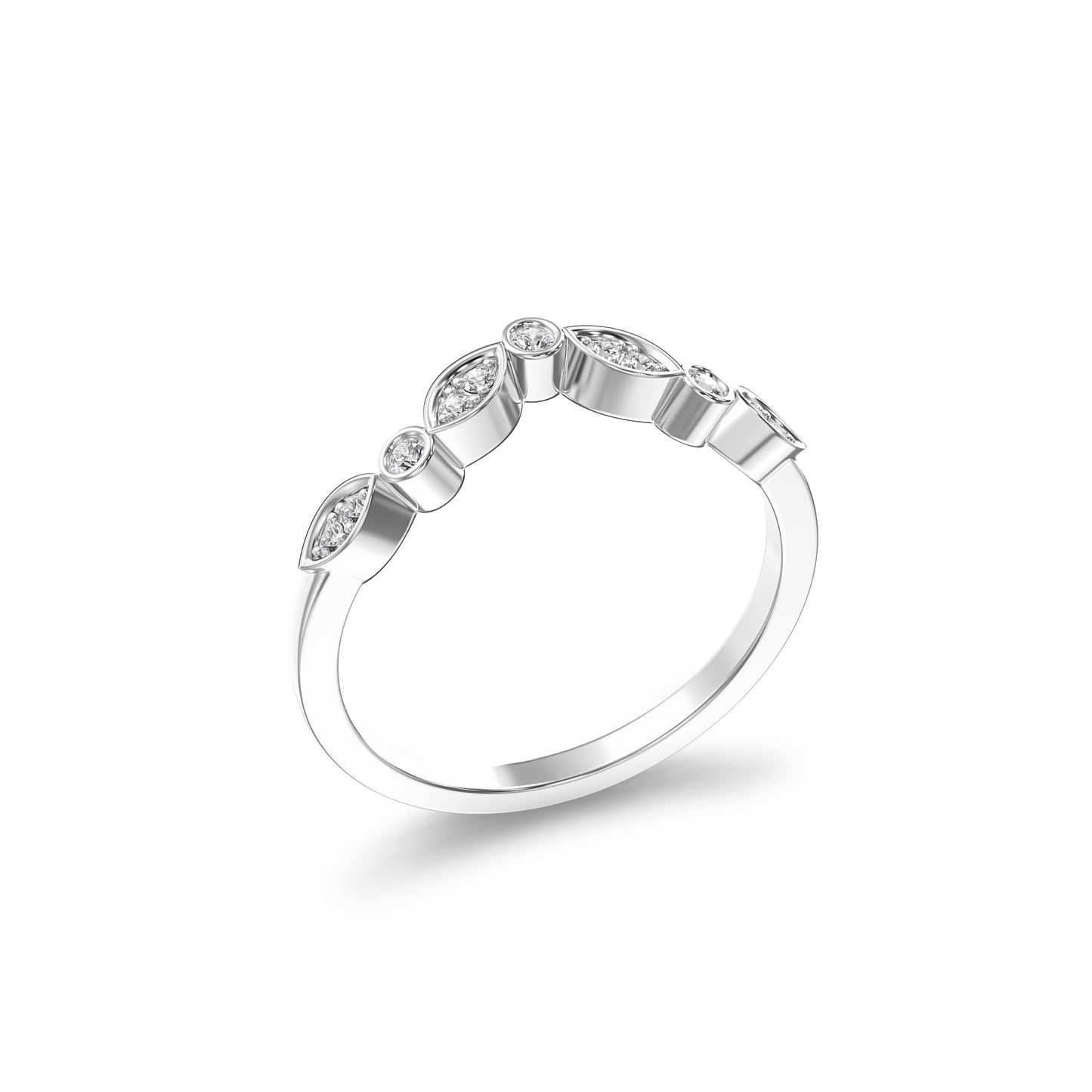 Marquise & Bezel V-Band