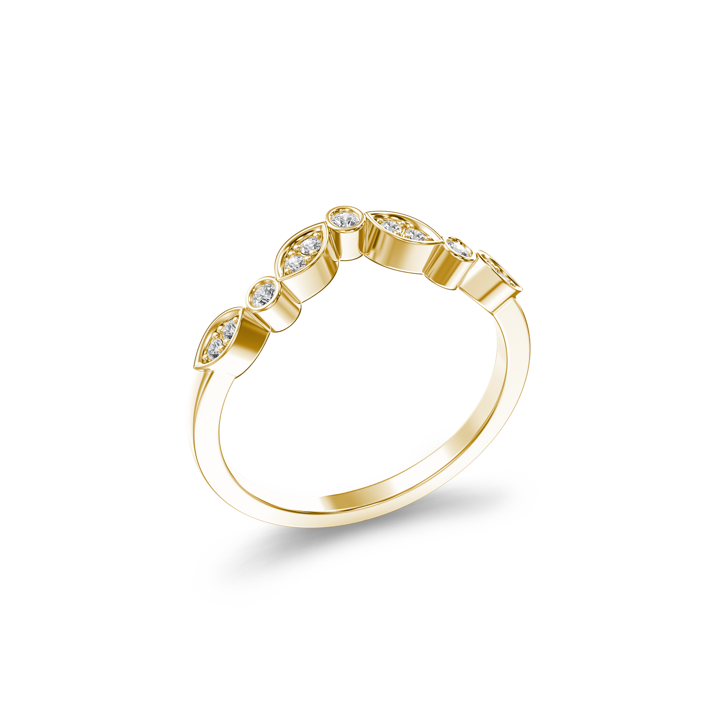 Marquise & Bezel V-Band