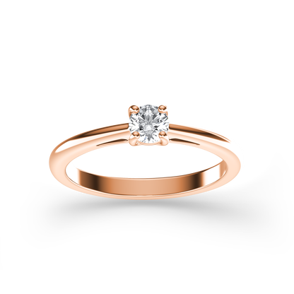 Elegant Shine Solitaire Ring