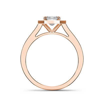Emerald Majesty Halo Ring