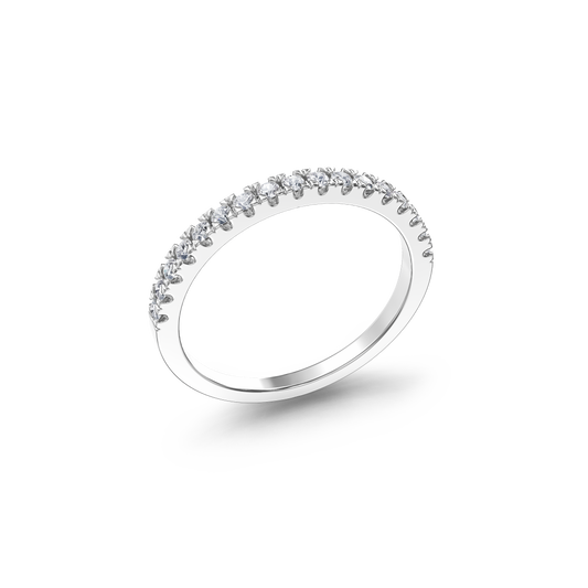 Eternity Scallop Ring