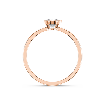 Bezel Radiance Solitaire Ring