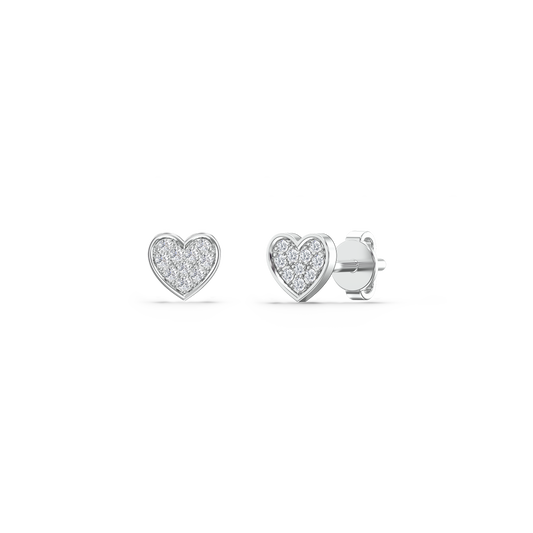 Heartfelt Radiance Diamond Studs