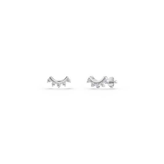 Serene Flow Diamond Studs