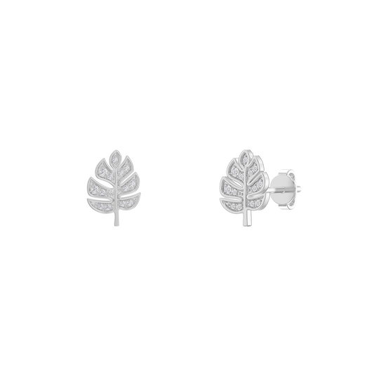Luminous Leaf Earrings