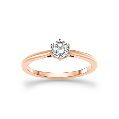 Classic Embrace Solitaire Ring