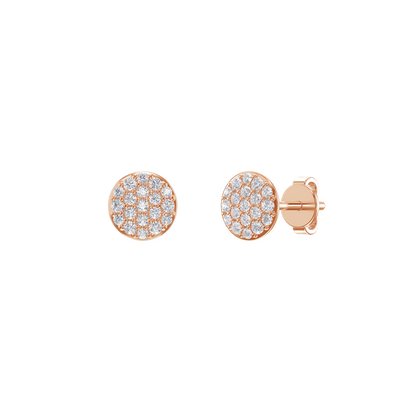 Radiant Halo Diamond Earrings