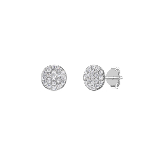 Radiant Halo Diamond Earrings