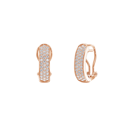 Triple Radiance Hoop Earrings