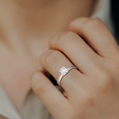 Serene Spark Ring