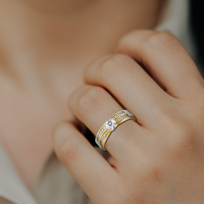 Dazzling Duo Radiance Ring