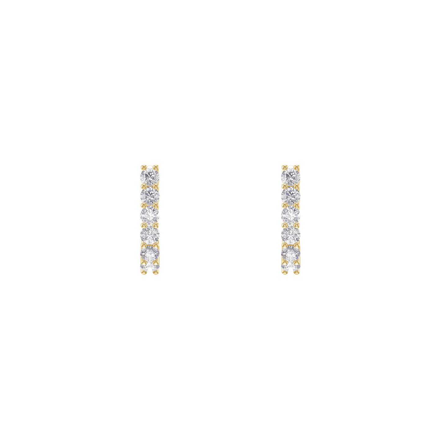 Elysian Light Diamond Huggies