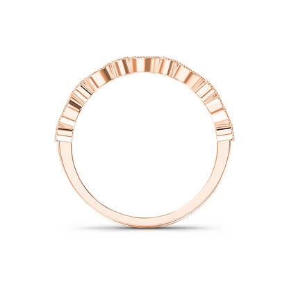 Radiant Teardrop Harmony Ring